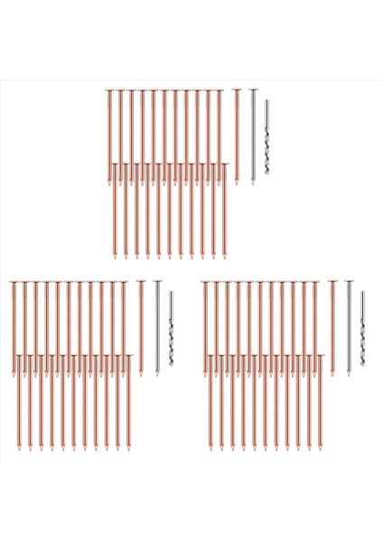 75 Pcs Bakır Tırnaklar Ağaçları Öldürme 3 5 Inç Saf Bakır Tırnaklar Toplu Güdük Çıkarma Çivileri Ağaçlar Için Donanım Tırnakları (Yurt Dışından)