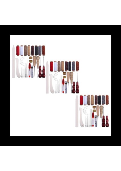 3x Kitap Bağlama Kiti Yeni Başlayanlar Için Kitap Yapma Kitleri Kitap Yapma Kiti Kitap Yapma Malzemeleri El Kitap Yapma Araçları (Yurt Dışından)