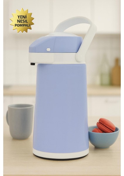 Airpot 1.2 L Plastik Termos Pompalı