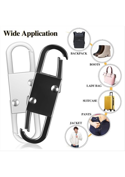 Fermuar Çekme Değiştirme 10 Pc Çift Açılış Fermuarı Klipsi Hırsızlık Caydırıcı Çıkarılabilir Metal Fermuar Çekme Sekmesi 5 Renk (Yurt Dışından) fiyatları