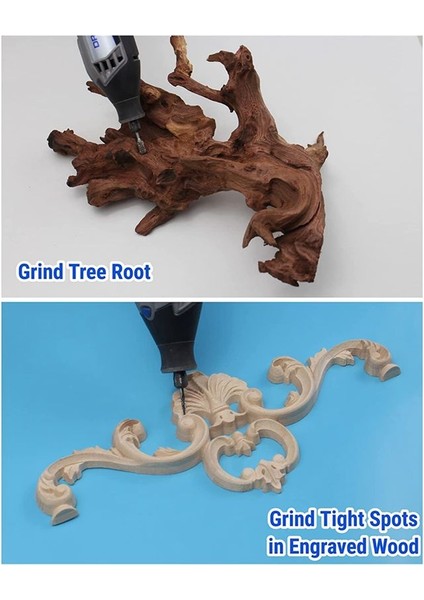 Karbür Burr Seti 20PCS Die Öğütücü Rotary Alet Rasp Ahap Bıts Aksesuarları Aptimler Metal Tüm Gravür (Yurt Dışından) fiyatları