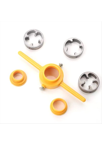 Plastik Boru Yuvarlak Kalıp 3 Kalıp Seti 1/2inch 3/4inch ve 1inch Npt Die Set Manuel El Aracı Pvc Iplik Için (Yurt Dışından) fırsatları