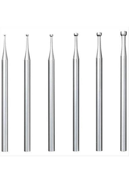6 Adet Yuvarlak Fincan Burr - 3/32 Inç Şafak Takı Yapımı Burs Teli Yuvarlak Bitler (Yurt Dışından)