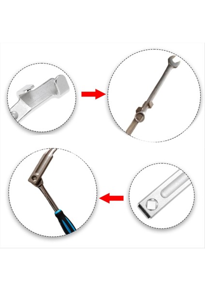 Genişletilmiş Gümüş Anahtar Torku Extender Universal Uzatma Aracı Açılış Uzatma Aksesuar Yardımcı Aracı 34CM (Yurt Dışından) indirimleri