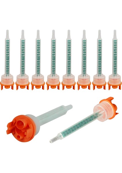 10 Adet Karıştırma Nozul Ucu Statik Mikser 16 Element 1 10 Epoksi Yapıştırıcıları Için Karışım Oranı (Yurt Dışından)