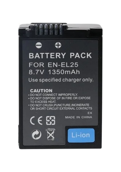 ,nikon ile Uyumlu EN-EL25, FOTOĞRAF Makinesi Bataryası.