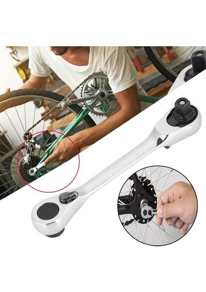 1/4 Inç Mini Cırcır Anahtarı 72 Diş Sürücü Cırcır Anahtarı Alet Anahtarı Altıgen Kol Kilidi Soketi Hızlı Serbest Bırakma Aracı (Yurt Dışından) modelleri