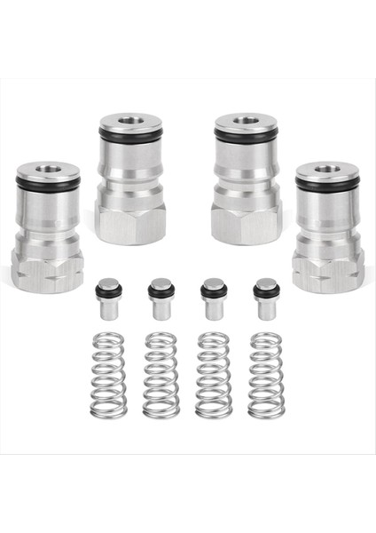 2 Çift Bilyalı Kilit Direği Paslanmaz Çelik 304 Ev Yapımı 19/32 Inç-18 Karbondioksit Benzin Tankı Bira Sıvısı (Yurt Dışından)