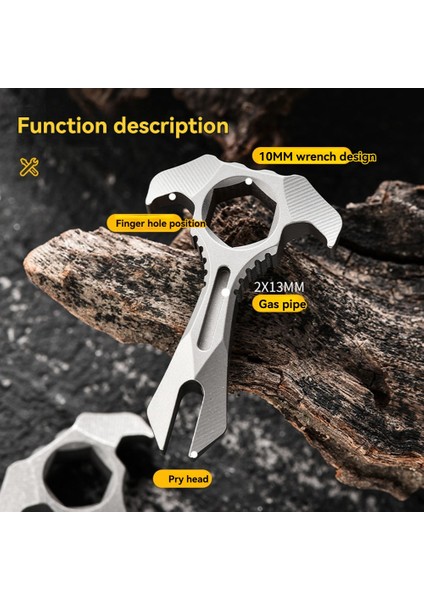 Anahtar Tc4 Titanyum Alaşımlı Crowbar Anahtar Kez Çubuğu Açık Teslimat Gadget 2X13MM Groove Sandblast ile Kendini Savunma Aracı (Yurt Dışından) indirimleri