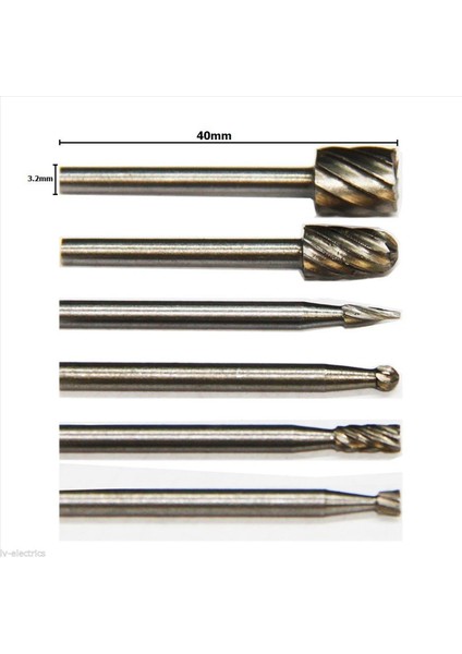 12PCS Hss Rotary Çoklu Alet Çapak Yönlendirici Yönlendirici Bit Fabrikası Kesici Eki Dremel Için (Yurt Dışından) fırsatları