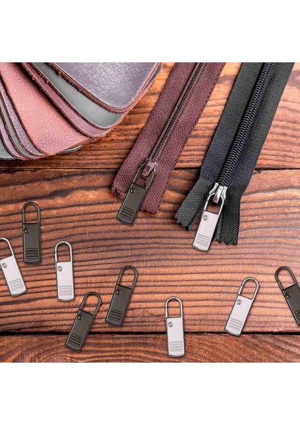 30PCS Fermuar Çekme-Ay Değiştirme Metal Fermuar Çekme Zip Kaydırıcı Genişletici Tutucu Bavullar Için Mend Fixer Sırt Çantaları (Yurt Dışından) fırsatları