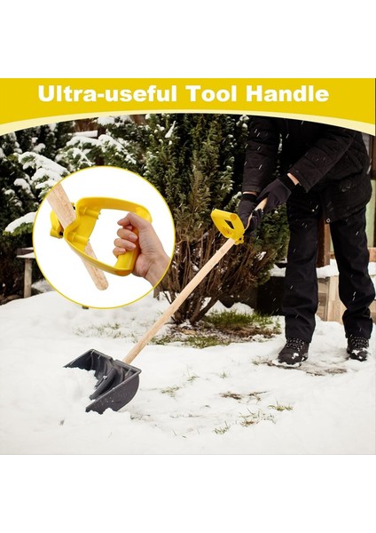 1 Paket Geri Tasarruf Aracı Tutucu Ek Işçi Tasarrufu Ergonomik Kürek Veya Tırmık Tutamak Ek Takım Tutucu Kavrama (Yurt Dışından) fiyatları