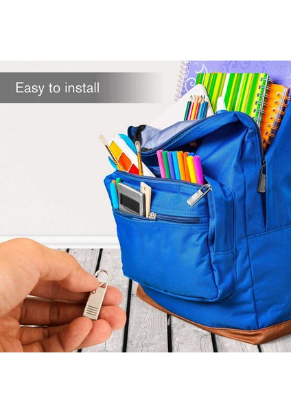 20PCS Fermuar Çekme-Ay Değiştirme Metal Fermuar Çekme Zip Kaydırıcı Genişletici Tutucu Bavullar Için Mend Fixer Sırt Çantaları (Yurt Dışından) fırsatları