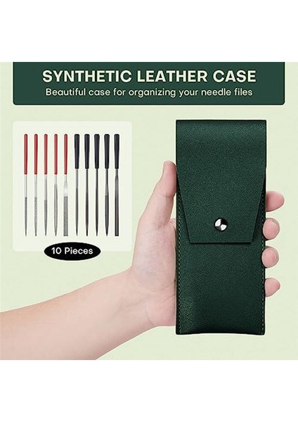 Metal Ahşap Plastik Oyma Üzerinde Yüksek Hassasiyetli Zımparalama Çalışmaları Için 5 Adet Mini Elmas Iğne Dosyaları ve 5 Adet Küçük Çelik Dosyalar (Yurt Dışından) fırsatları