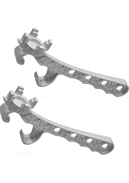 2 Pack Çok Fonksiyonlu Alüminyum Kova Açıcı 5 Galon Kova Açıcı Metal Kova Açıcı Kapak Açıcı Aracı (Yurt Dışından)