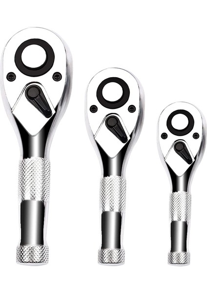 1/4 3/8 1/2 Inçlik Sürücü Güdük Cırcır Seti 3pc Mini Cırcır Hızlı Salınım Kafası 72 Diş (Yurt Dışından)