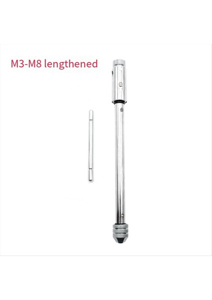 5 M3-M8 3mm-8mm Iplik Metrik Fişine Sahip Uzun Ayarlanabilir Gümüş T-Koltuk Musluk Anahtarı (Yurt Dışından) fırsatları