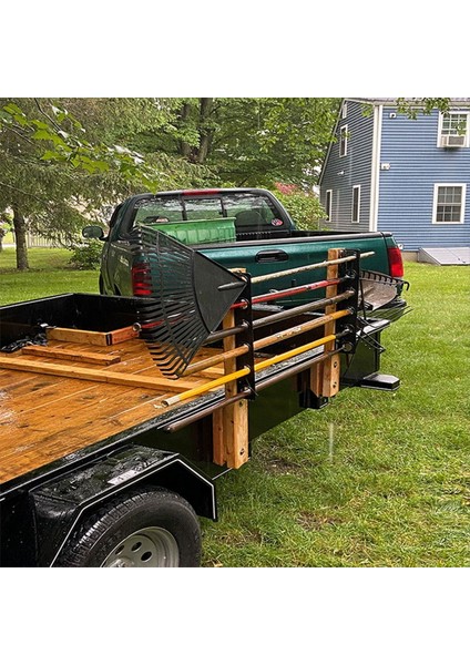 6-Tool Peyzaj Kamyon Römork Raf Aracı Depolama Rafı Kürek Rafı (Yurt Dışından) fırsatları