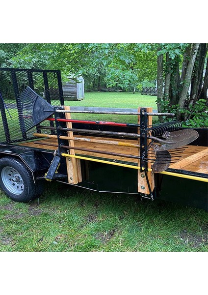 6-Tool Peyzaj Kamyon Römork Raf Aracı Depolama Rafı Kürek Rafı (Yurt Dışından) indirimleri