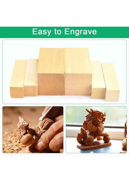 3x Basswood Oyma Ahşap Doğal Boşluklar Balsa Ahşap Ahşap Edilmemiş Oyma Blok Oyma Boşluklar Zanaat Için (Yurt Dışından) fiyatları