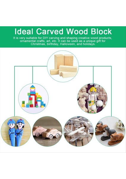 3x Basswood Oyma Ahşap Doğal Boşluklar Balsa Ahşap Ahşap Edilmemiş Oyma Blok Oyma Boşluklar Zanaat Için (Yurt Dışından) fırsatları