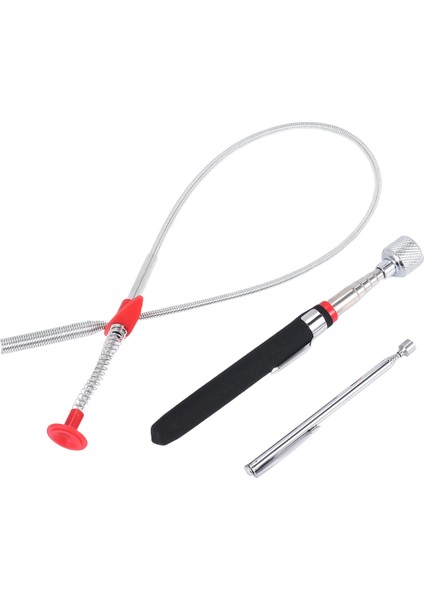 3 Paket Pick-Up Aracı Seti Manyetik Pick-Up Araçları Teleskoping Mıknatıs Pikap Araçları Bükülebilir Eğrisi Grabber (Yurt Dışından)