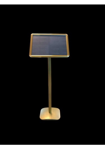 A3 Sarı Renk Ayaklı Alüminyum Rondo Yönlendirme Menü Panosu Yönlendirme 30X42X110CM fiyatları