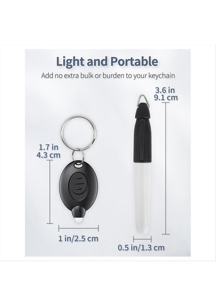 12 Pcs Mını Keyhaın Fikleri ve Kalıcı Işaretleme Kalemler Taşınabilir 12 Lümen Pil Powered LED Meşaleler ve Marker Kalemleri (Yurt Dışından) fiyatları