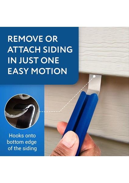 Vinil Yan Çıkarma Aracı Kaymaz Tutamak Entegre Çelik Çekme Aracı Evin Kurulumu ve Çıkarılması Için Vinil Siding (Yurt Dışından) fiyatları