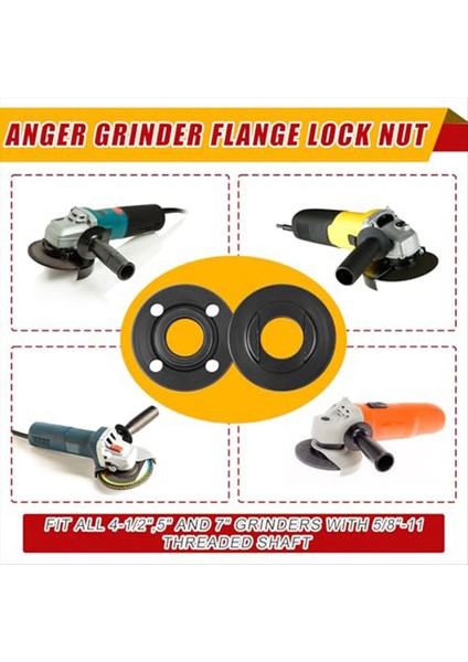 25PCS Açı Somun Açısı Öğütücü Anahtar Kiti 5/8 Inç -11 Flanş Metal Kilit Somun Anahtarı Dewalt/makita Kırmızı ile Uyumlu (Yurt Dışından) fırsatları