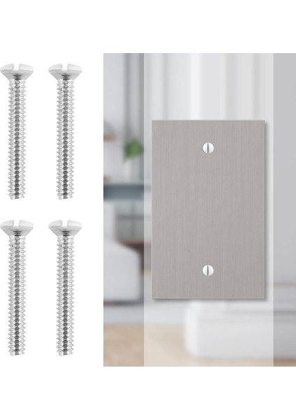 120 Pcs Beyaz Duvar Plakası Vidaları 1 Inç Uzunluğunda 6-32 Iplikler Anahtar Kapağı Vidaları Oval Başlık Freze Yuvası Vidaları Duvar (Yurt Dışından) modelleri