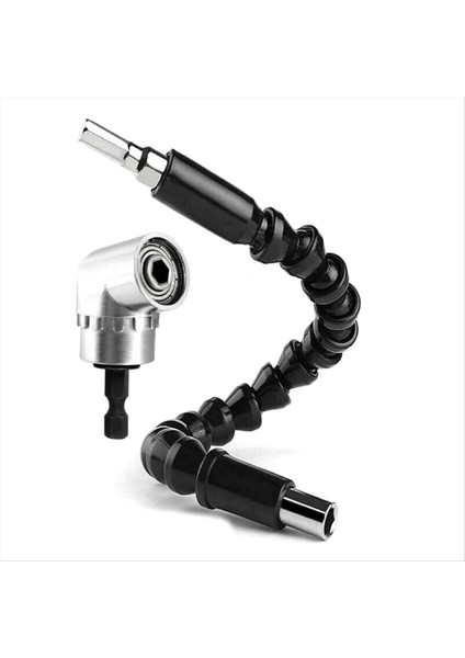 105 Derece Sağ Açılı Matkap Adaptörü Esnek Mil Uzantısı 105 Derece 1/4 Inç Uzatma Altı Matkap Bit (Yurt Dışından)