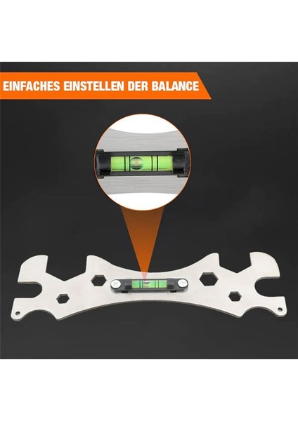 Yatay Duş Musluk Montajlı Özel Anahtar Aracı Banyo Çok Fonksiyonlu Anahtar Ölçekli Araç Kiti 2pcs (Yurt Dışından) modelleri