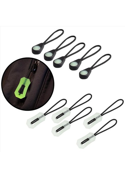 40 Pcs Kendinden Parlak Fermuar Çeker Fermuar Çektirme Kafası Karanlıkta Parıldayan Açık Hava Dağcılık Kampı Için Kayıp (Yurt Dışından) fiyatları