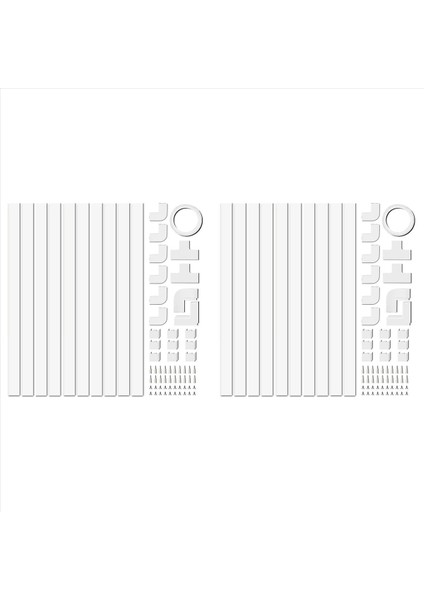 4m Elektrik Kablo Grupları Bir Kordon Için Duvarda Kablo Kapatıcısı Boyanabilir Pvc Kablo Kapağı Kablo Gezisi 20 Pcs L40CM (Yurt Dışından)