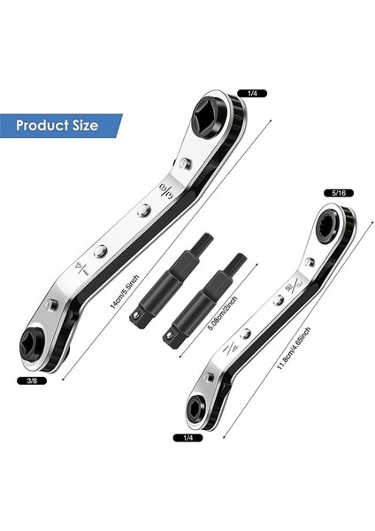 Klima Bakımı Için Set Seti 3/8 Inç Ila 1/4inch 5/16X1/4INCH Hvac Bakımı Için Cırcır Anahtarı (Yurt Dışından) fiyatları