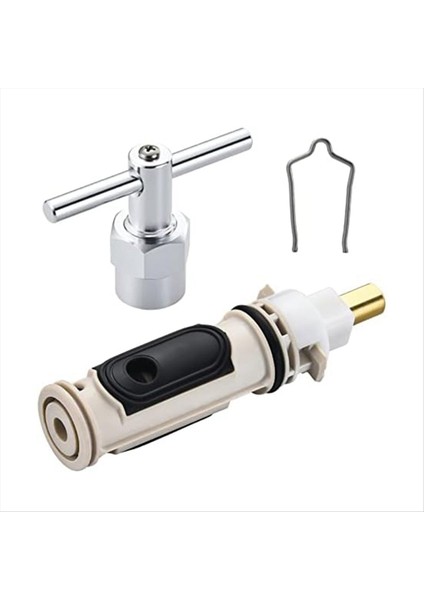 1222 Aracı 104421 ile Yedek Kartuş ve Klipsli Klip Duş Onarım Kiti Moen One Hanlde Posi Musluk (Yurt Dışından)