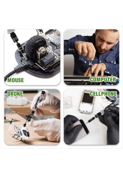 Pc Dizüstü Bilgisayar Telefon MacBook Onarım Profesyonel Araçlar Kiti Her Görev Için 115 Hassas Tornavida Seti (Yurt Dışından) modelleri