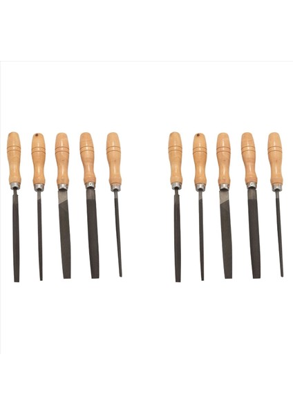 Ahşap Kulplu Yüksek Karbonlu Çelik Dosya Ahşap Metal Plastik 10 Adet (Çelik Dosya) Için Rasp Dosyası (Yurt Dışından)