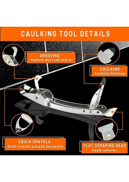 Kazanma Aracı Kiti Paslanmaz Çelik Grout Sökme Aracı Mutfak Banyo Zemin Penceresi Için 4&#39 Ü 1 Karo Kalafat Çıkma Aracı (Yurt Dışından) fırsatları