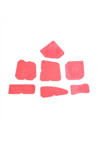 18 Adet Silikon Sızdırmazlık Maddesi Kaplama Aletleri Mutfak Için Kalafat Alet Kitini Düzleştirme Banyo Zemin Sızdırmazlığı Kırmızı (Yurt Dışından) modelleri