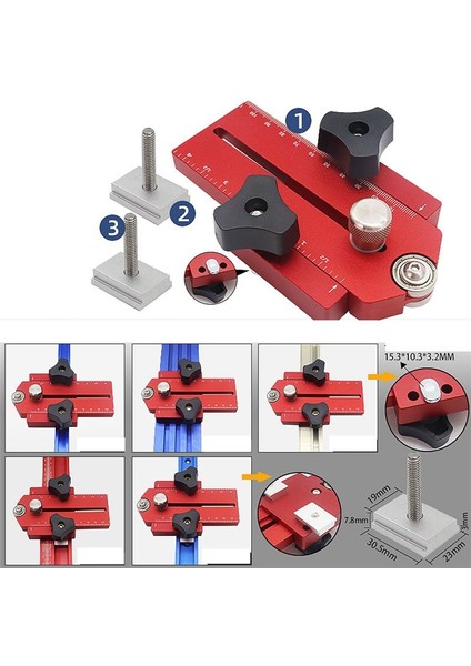Uzun Ince Rip Tablo Dair Jig Masası Sayıtı Yönetici Kesme Kesme Ahşap Kurulu Sabit Dekoratif Ahşap Işleme Tüy Tezgahı Tezgah Aracı (Yurt Dışından) indirimleri