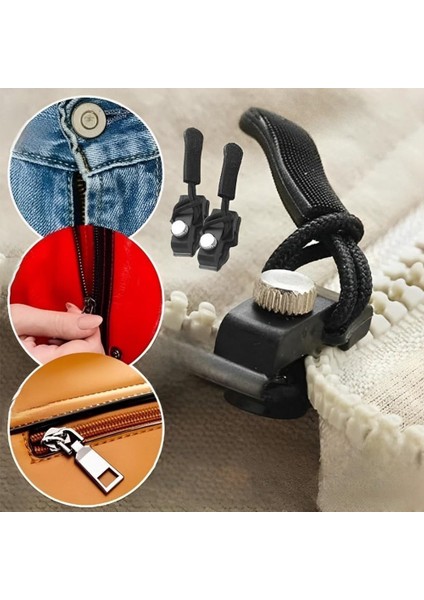 Zip Çekme Evrensel Fermuar Tamircisi Zip Kaydırıcı Onarım Anında Kiti Dikiş Giysileri Sırt Çantaları Için Sırt Çantaları (S 2pc &amp M 2pc &amp L 2pc) (Yurt Dışından) fırsatları