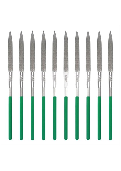 10 Parçalı Elmas Dosya Seti Hassas Iğne Dosya Seti Metal Dosyalama Için Elmas Kaplı Dosyalar Seramik Taş Takı B (Yurt Dışından)