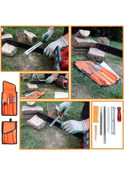 Chainsaw Netleme Kiti 10 Parça Soyan Zincirler Dosyalar Set Evrensel Testere Dosya Seti Dosya Kiti Saw Zincirleri (Yurt Dışından) modelleri