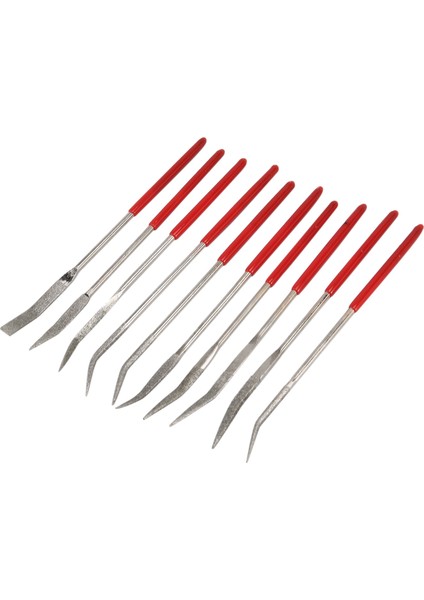 Kavisli Mini Elmas Dosya Seti Iğne Dosya Seti Kaplanmış Elmas Dosya Metal Dosya Seti (Yurt Dışından)