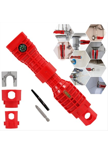 Havza Anahtarı Musluk ve Lavabo Tesisatörü Çoklu Aracı Çok Amaçlı Sıhhi Tesisat Anahtarı Musluk Anahtarı Batmalı Anahtarı 24 1 (Yurt Dışından) fiyatları