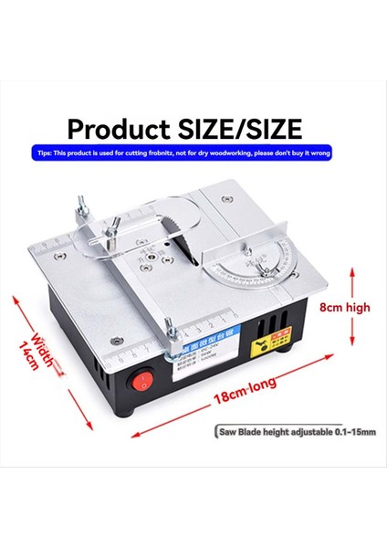 Mini Masa Testere Ahşap Işleme Elektrik Tezgahı Dıy Model El Sanatları Kesme Aracı 96W Elektrikli Masaüstü Testereleri Ab Fiş (Yurt Dışından) indirimleri