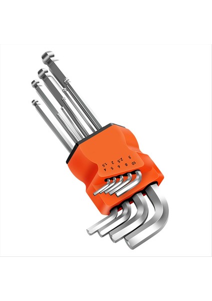 Hex Anahtar Seti Hex Anahtar Tornavida Seti Altıgen Somun Evrensel Anahtar Top Torx Yıldız Anahtarı Multitool L Tip (Yurt Dışından)