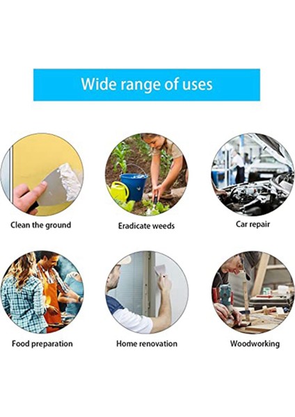 7 Parçalı Paslanmaz Çelik Kürek Seti Dekorasyon Kazıyıcı Parti Gri Kazıyıcı Yüzey Yumuşatma Alçıpan Aracı (Yurt Dışından) modelleri